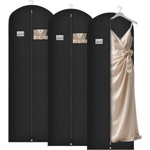 New 72'' Long Dress Bags for Gowns, Garment Bags for Hanging Clothes, Dress